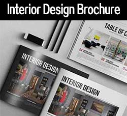 indesign模板－企业内部手册(家装类/14页)：Interior Design Brochure